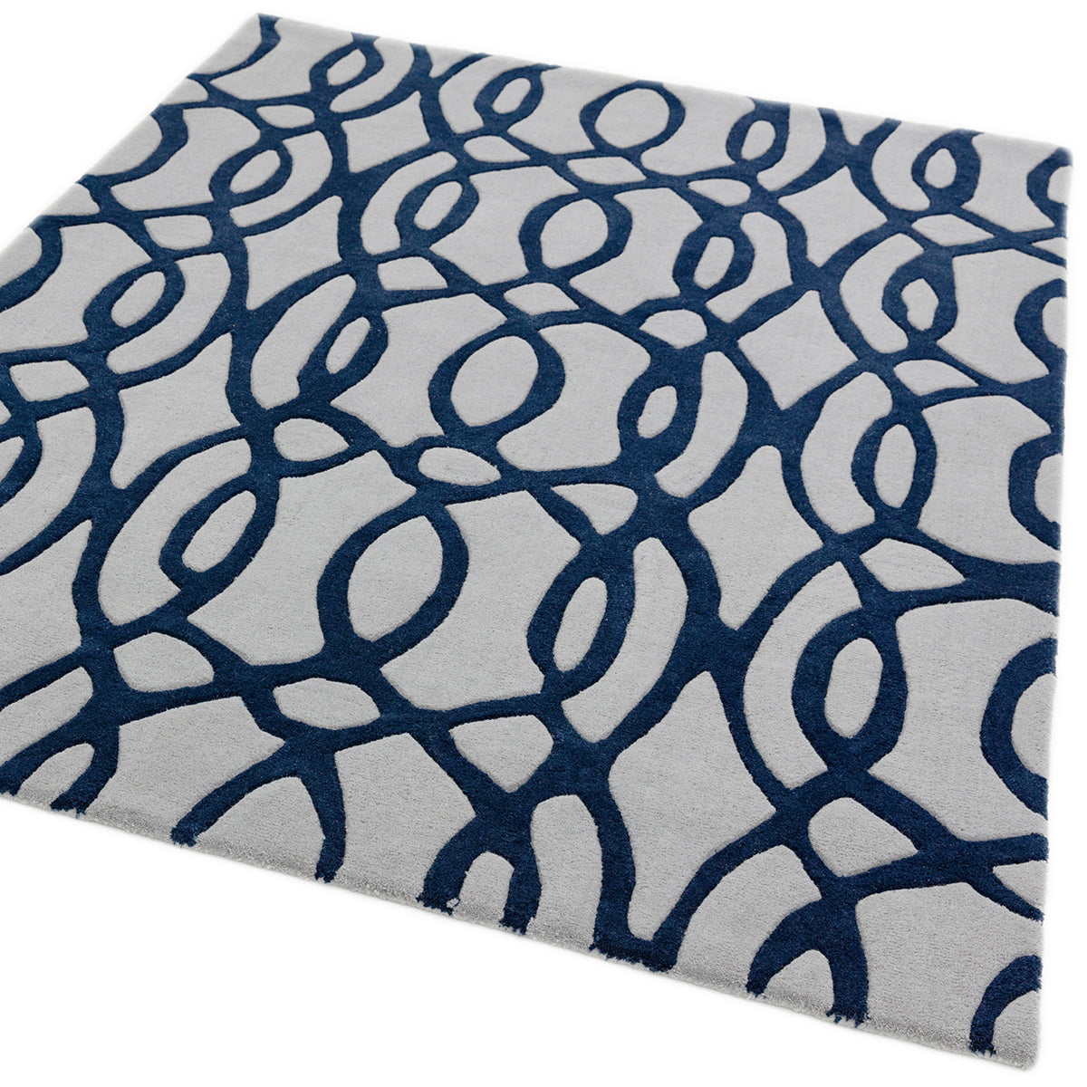 Asiatic Matrix Max Wire Blue Designer Rug