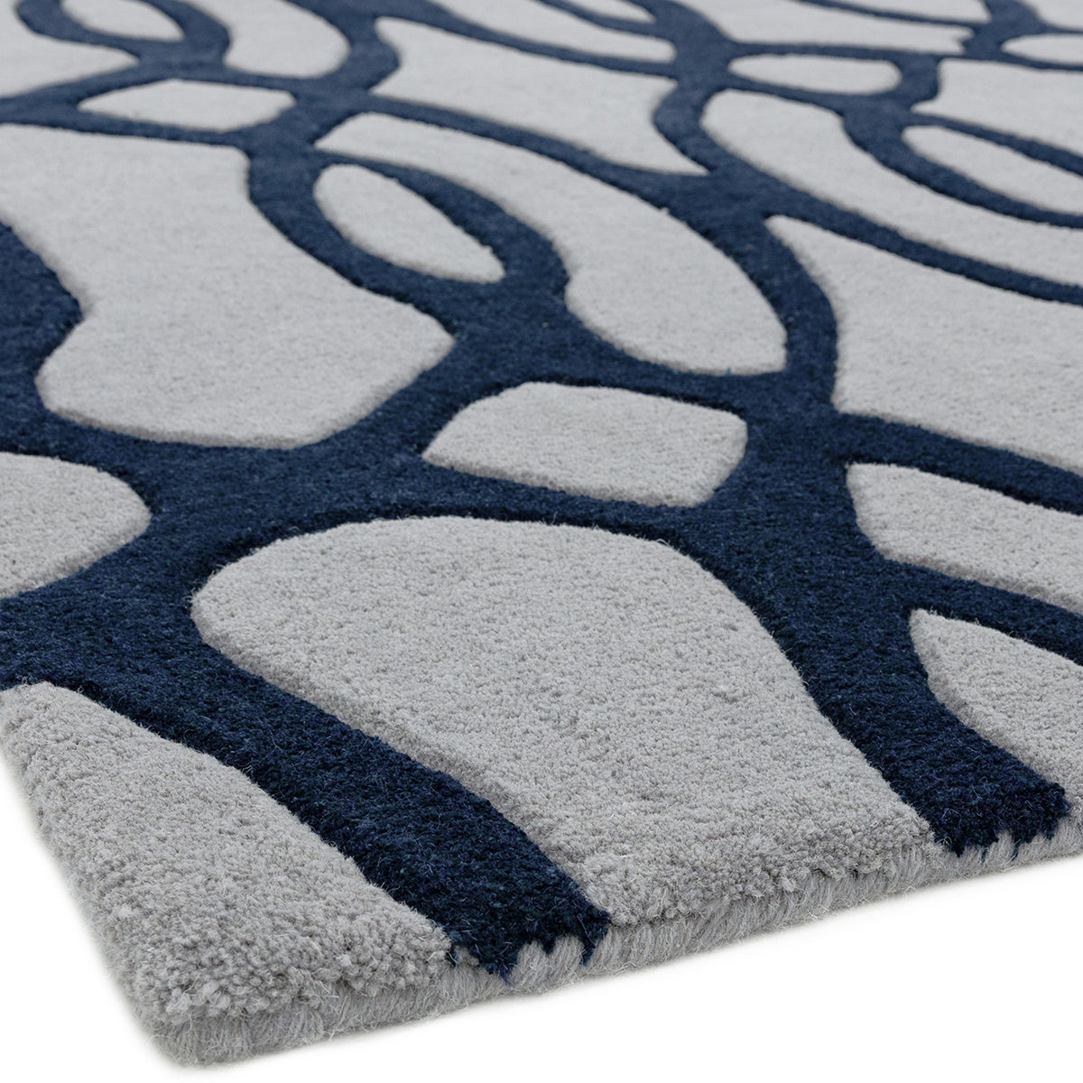Asiatic Matrix Max Wire Blue Designer Rug