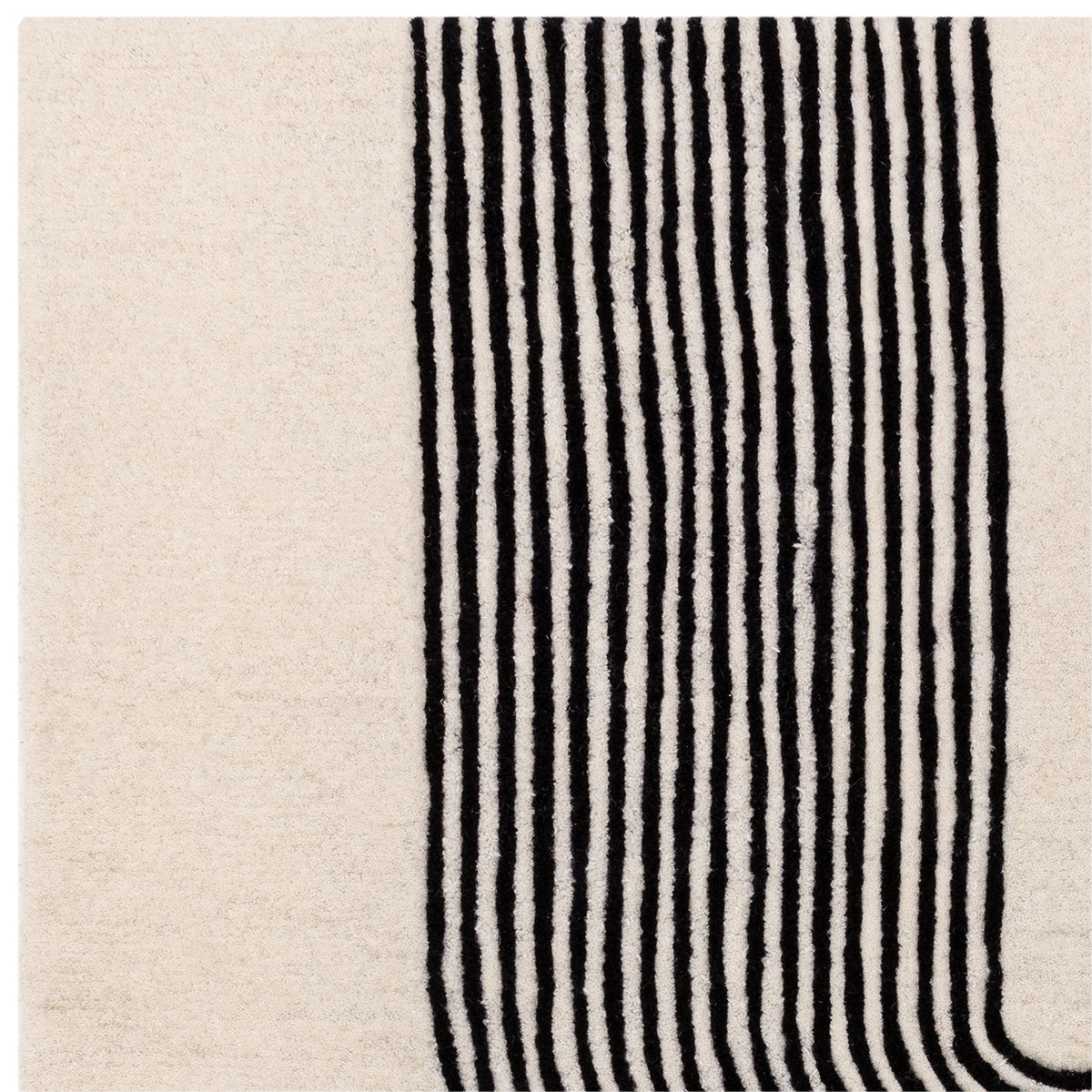 Asiatic Matrix Arches Black Designer Rug