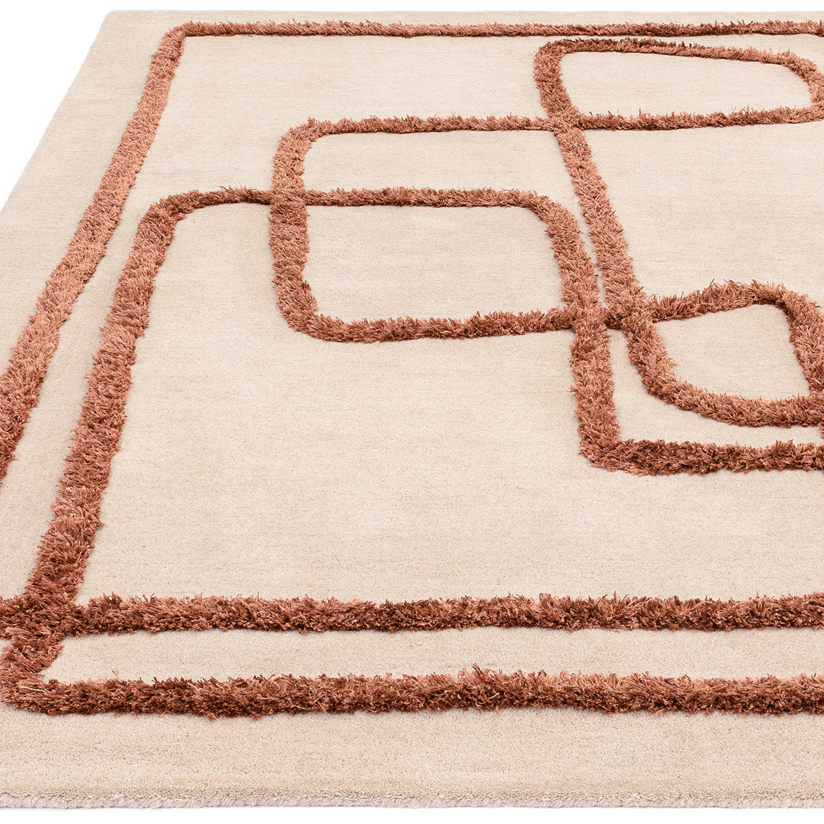 Asiatic Matrix Infinity Copper Designer Rug