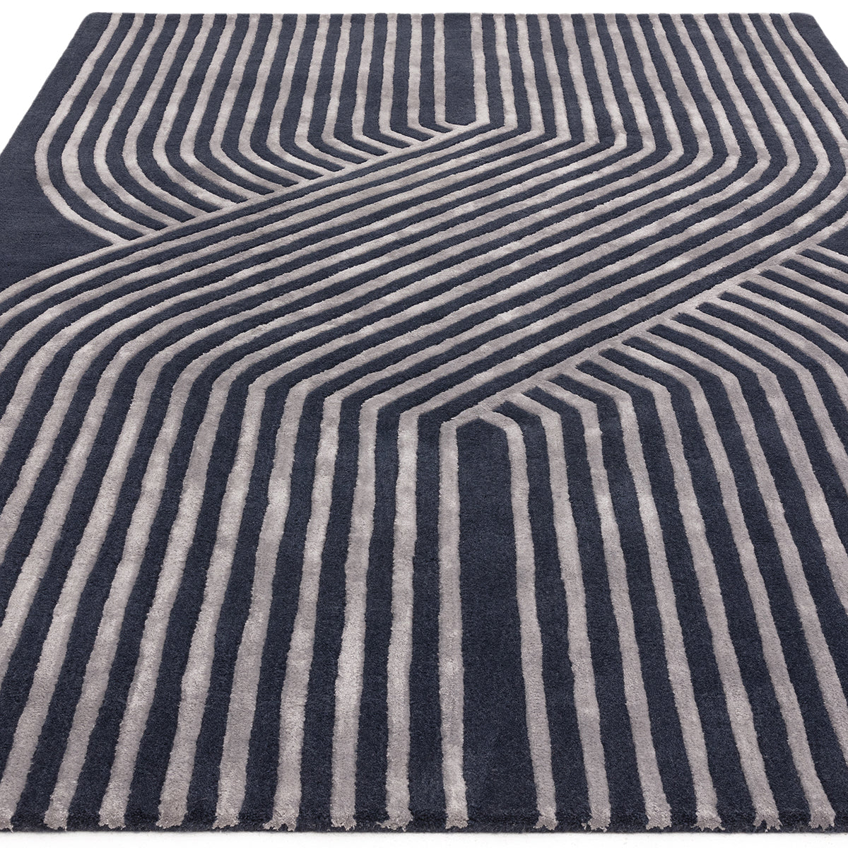 Asiatic Matrix Solsitice Navy Designer Rug