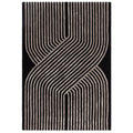 Rug with a geometric pattern on a white background