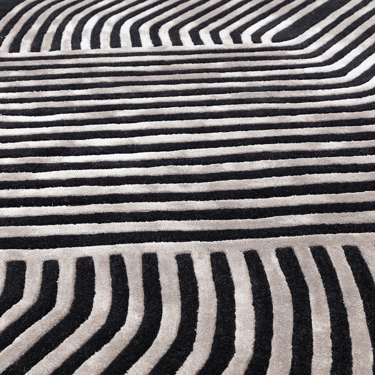 Asiatic Matrix Solsitice Gunmetal Designer Rug