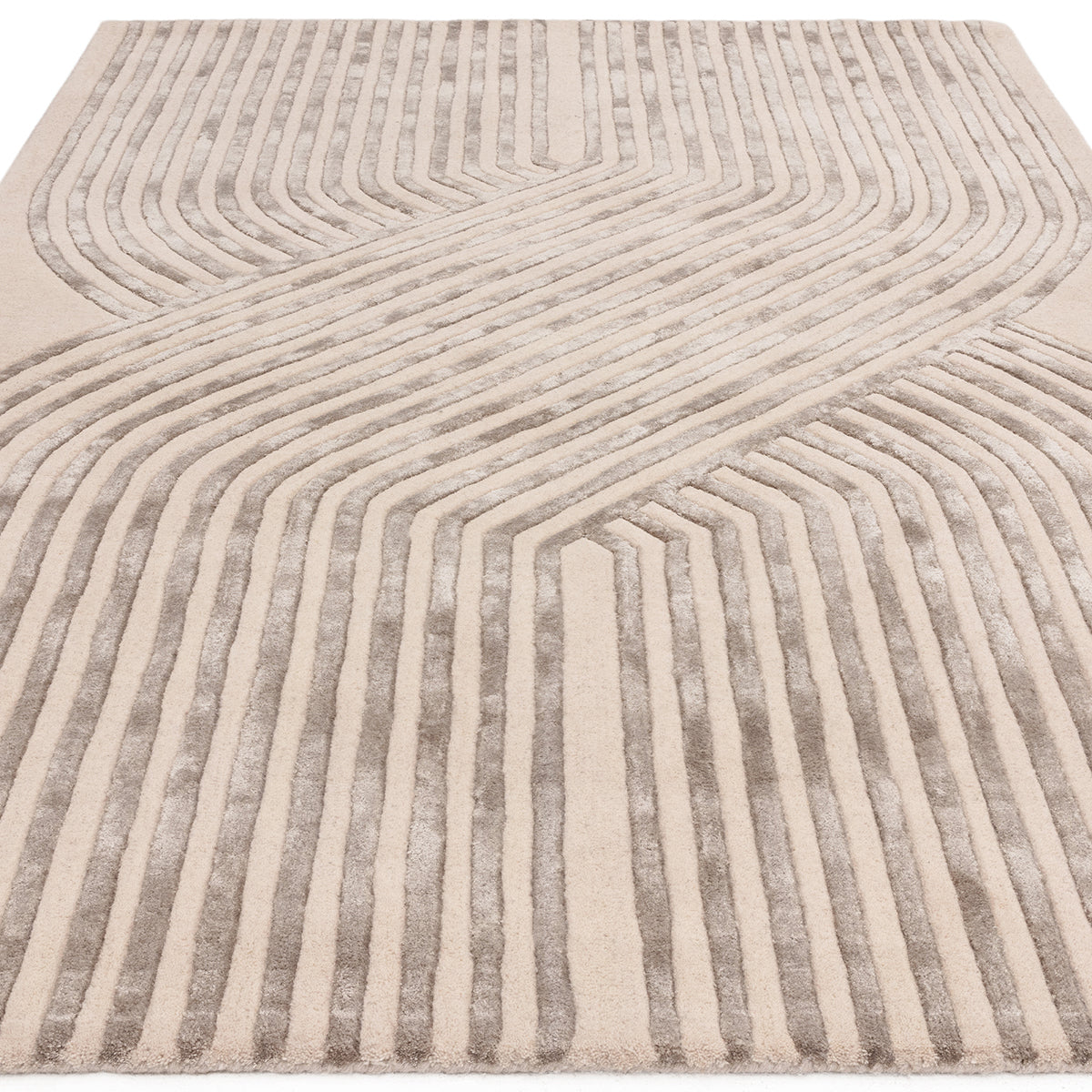 Asiatic Matrix Solsitice Ivory Designer Rug