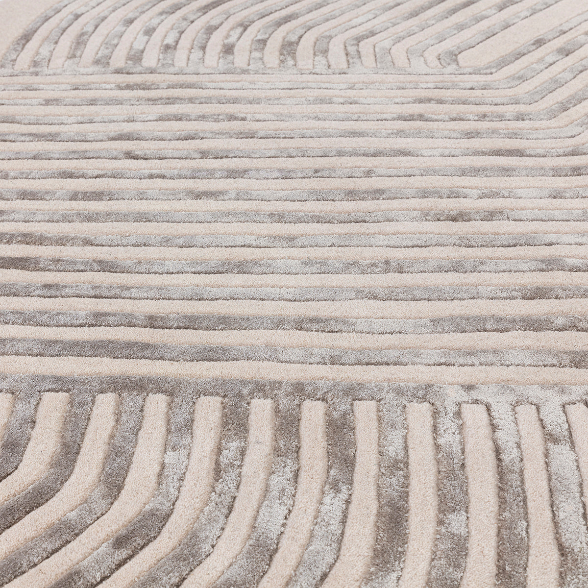 Asiatic Matrix Solsitice Ivory Designer Rug