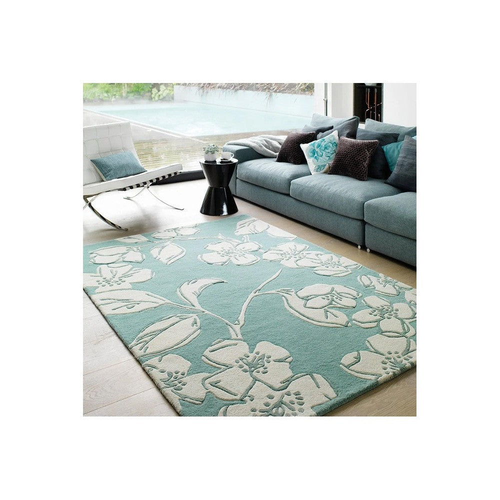 Asiatic Devore Blue Designer Rug