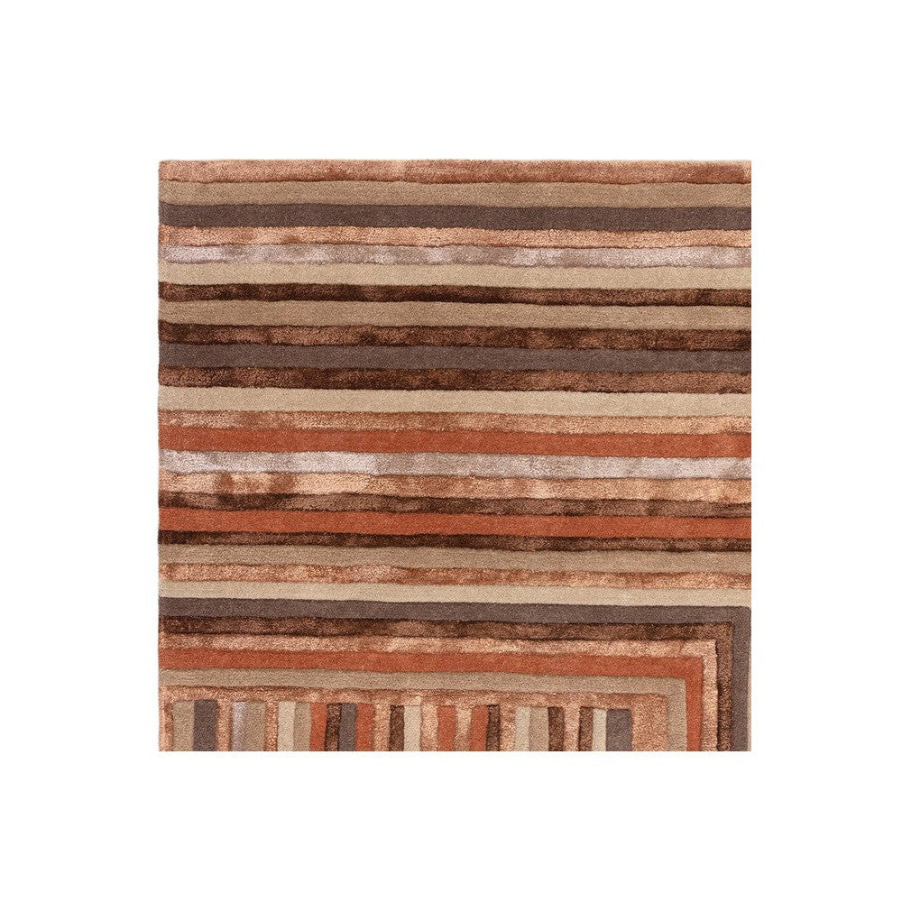 Asiatic Network Terracotta Designer Rug