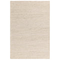 Beige woven rug on a white background