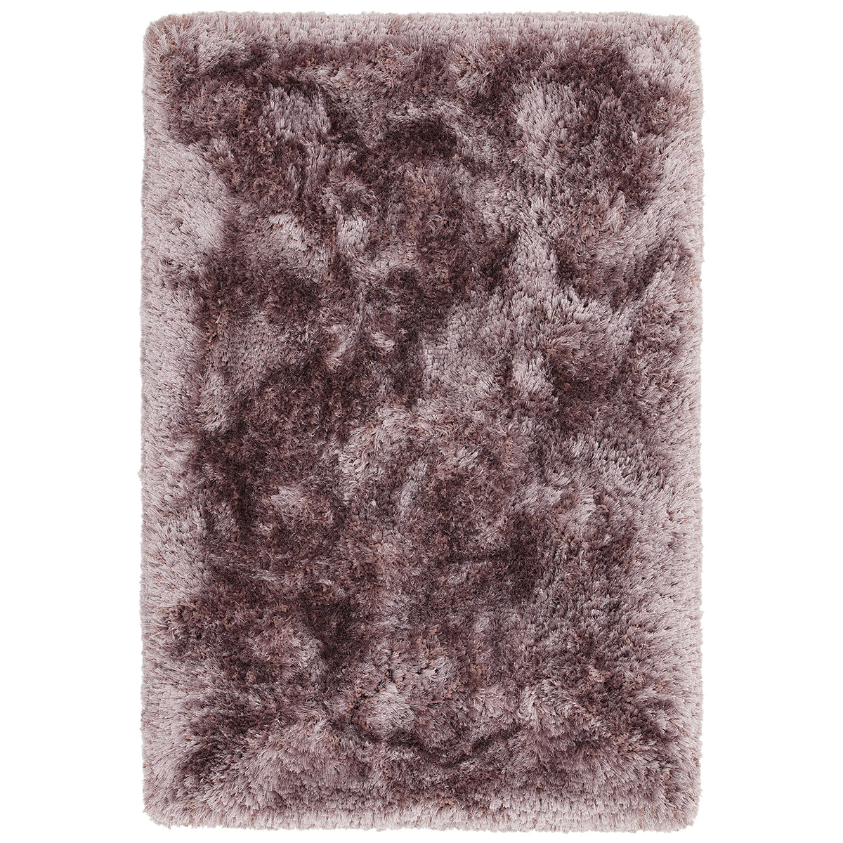 Fluffy rug on a white background