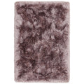 Fluffy rug on a white background