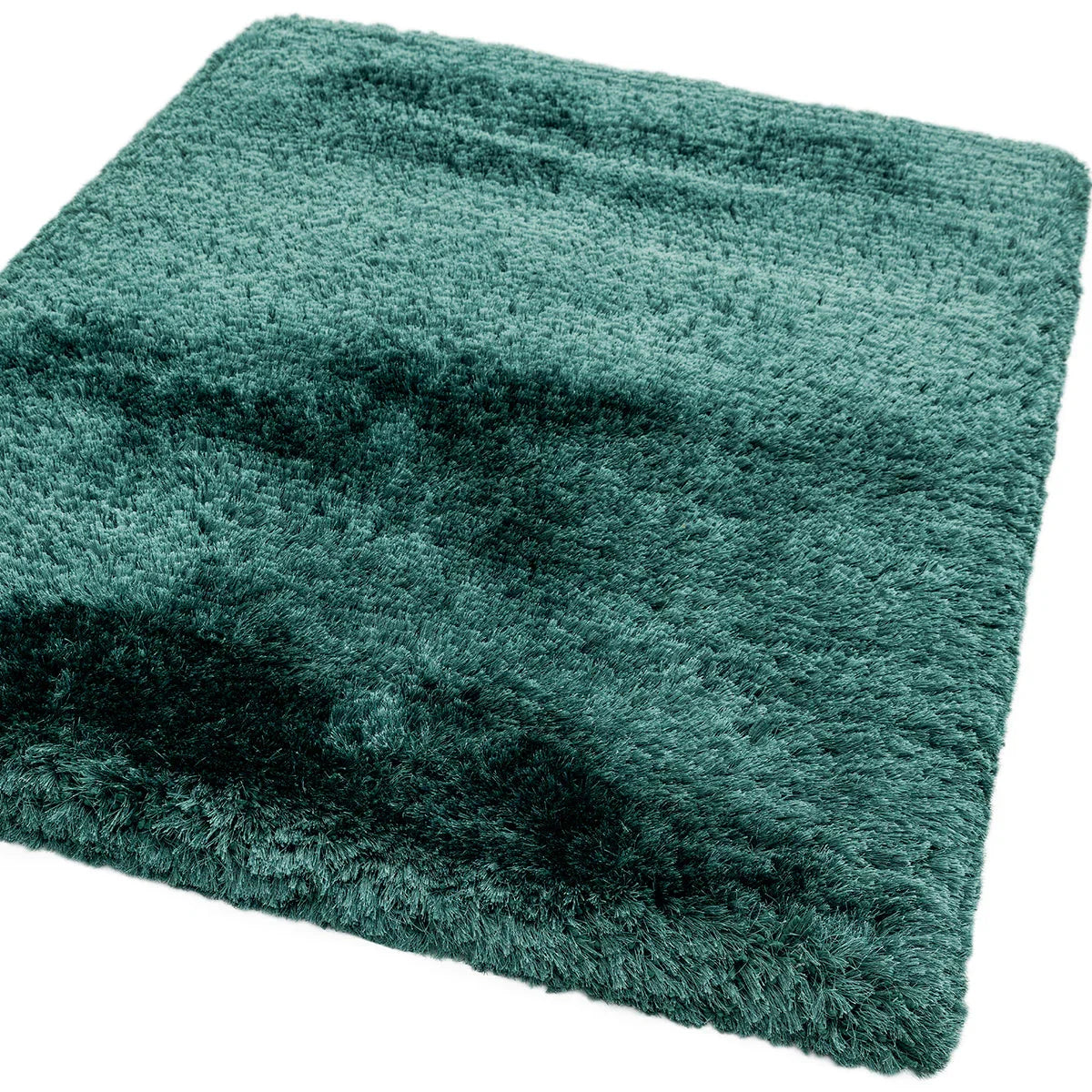 Green sponge on a white background