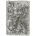 Gray textured rug on a white background