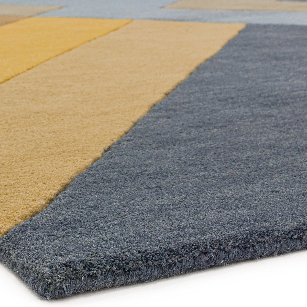 Asiatic Reef Big Zig Ochre Grey Designer Rug