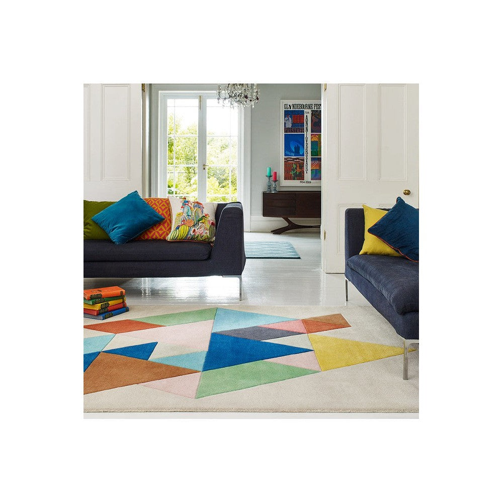 Asiatic Triangle Multi Designer Rug