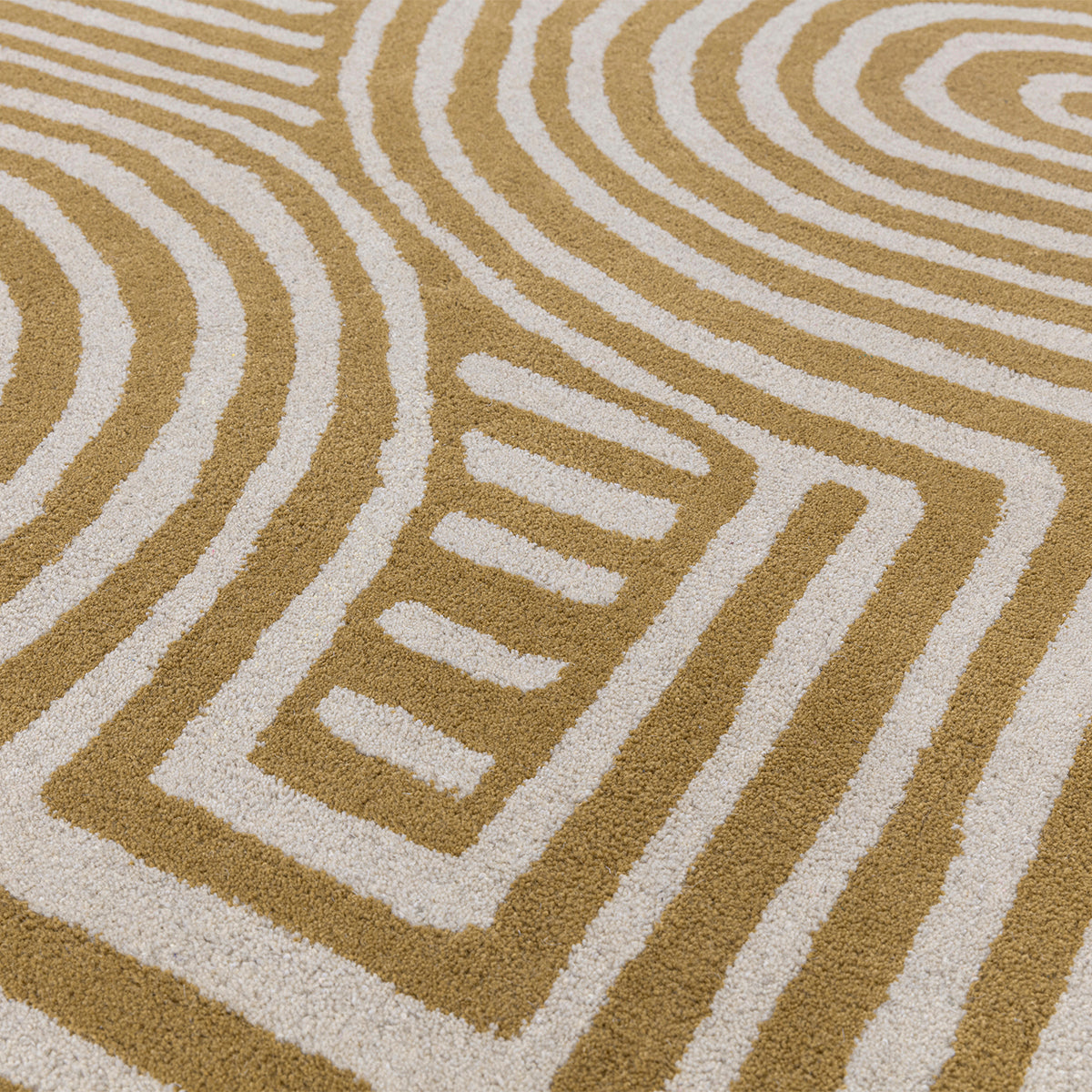 Asiatic Reef 28 Curve Ochre Designer Rug