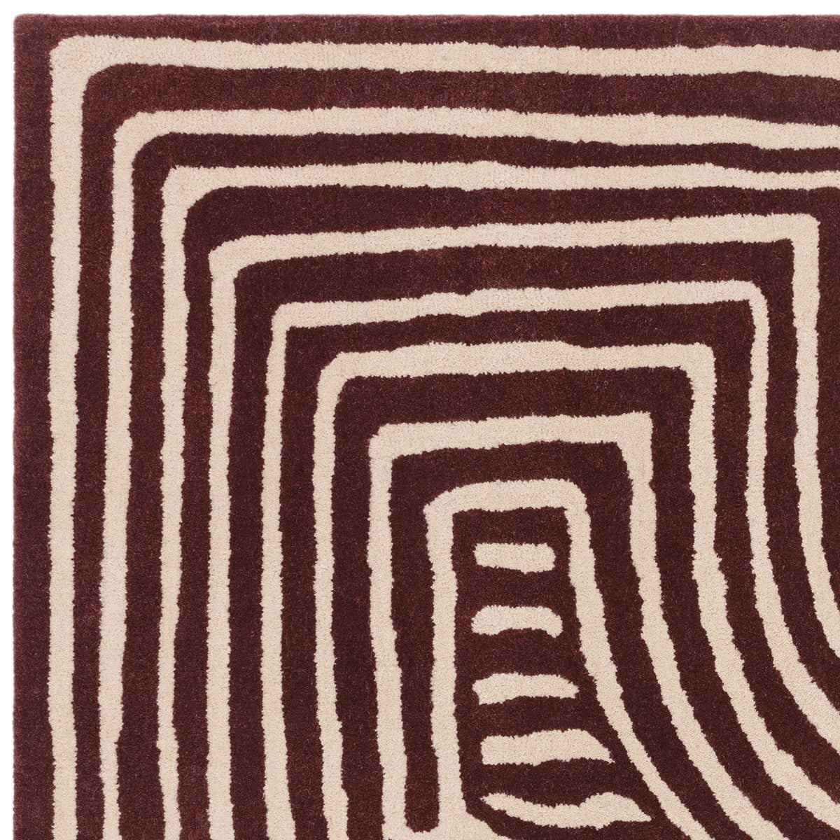 Asiatic Reef Curve Plum Designer Rug