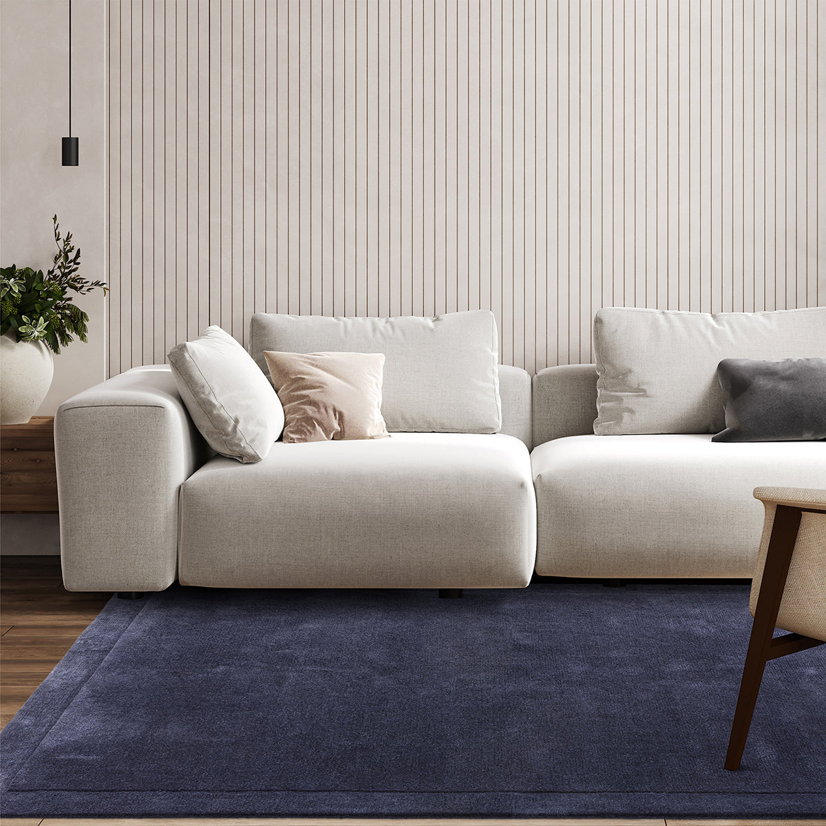 Asiatic Rise Navy Designer Rug