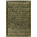 Green area rug on a white background