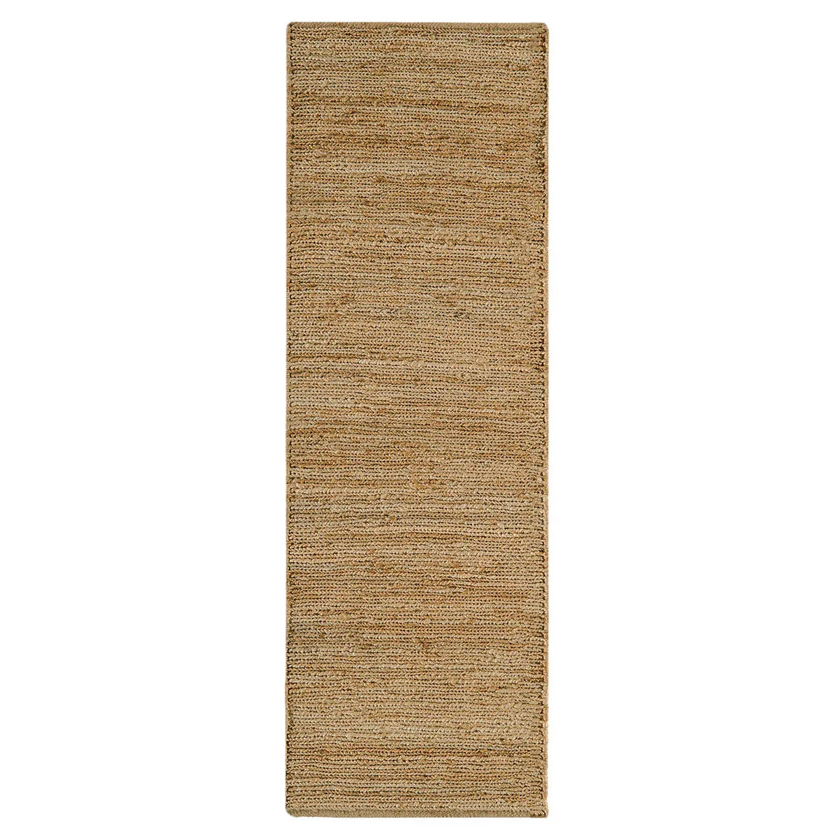 Asiatic Soumak Natural runner rug styled in a living room