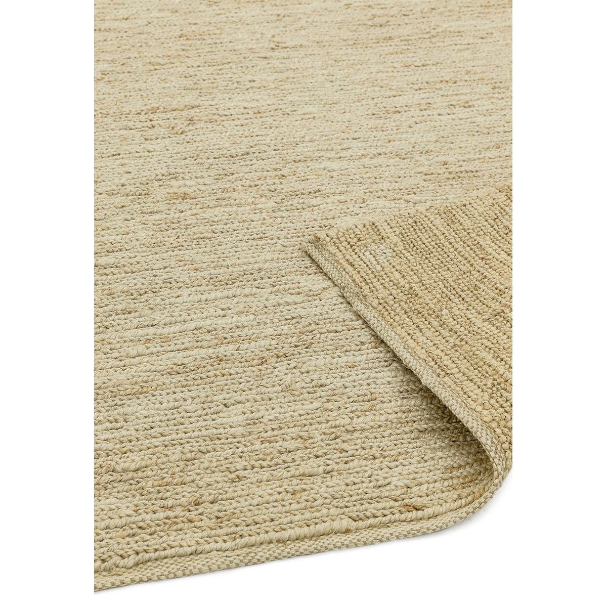 Asiatic Soumak Straw Designer Rug featuring textured stripe pattern in warm beige on natural background, Soumak weave, natural fibre