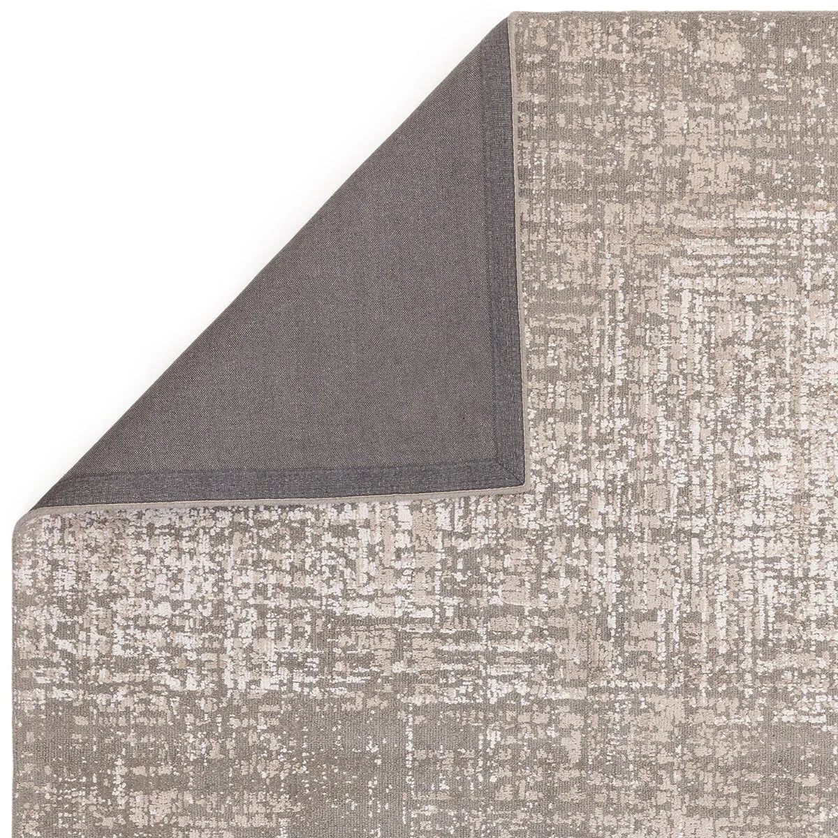 Asiatic Torino Natural Rug featuring distressed abstract pattern in cream, taupe and beige on natural beige, machine-made wool blend