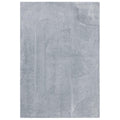 Gray textured rug on a white background