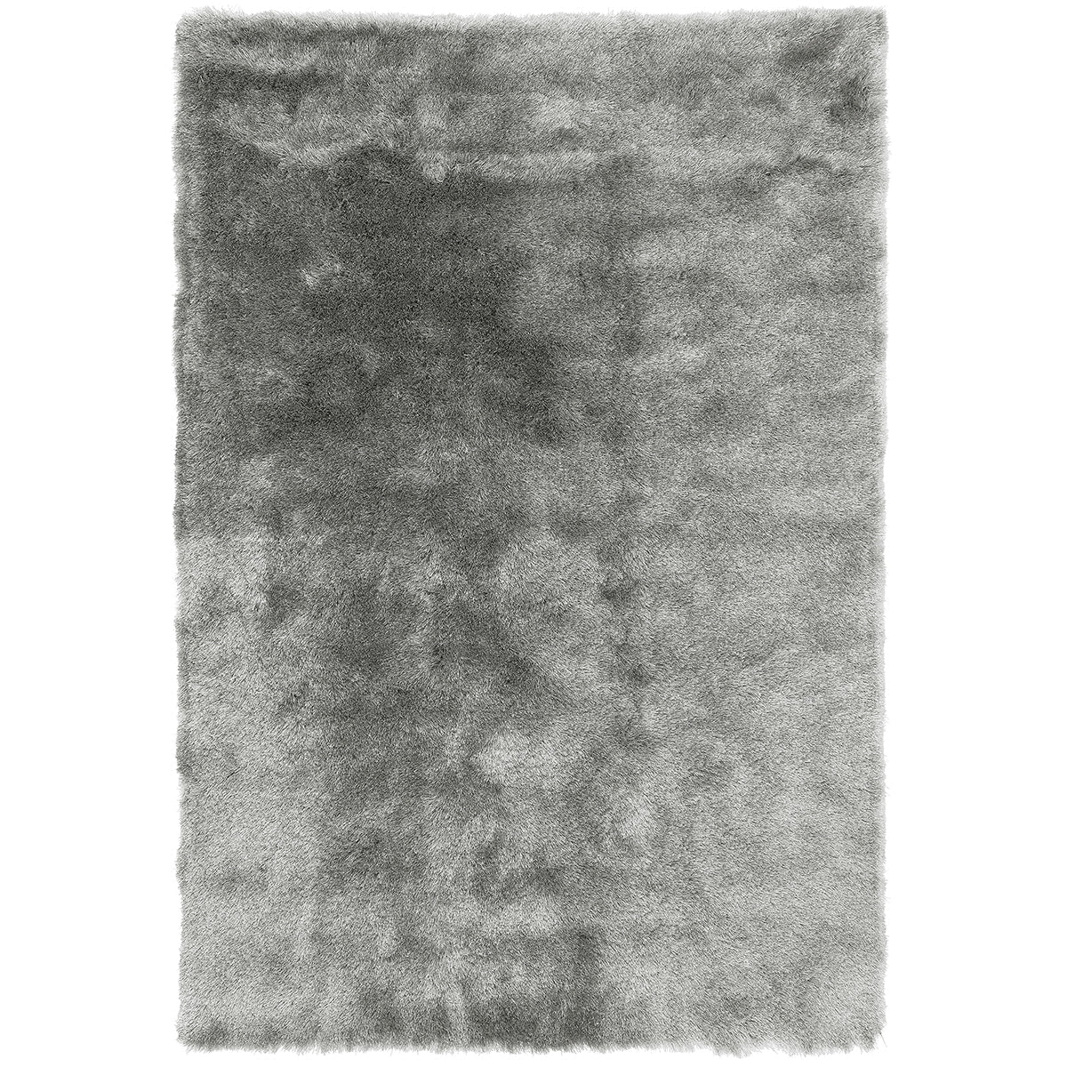 Gray textured rug on a white background