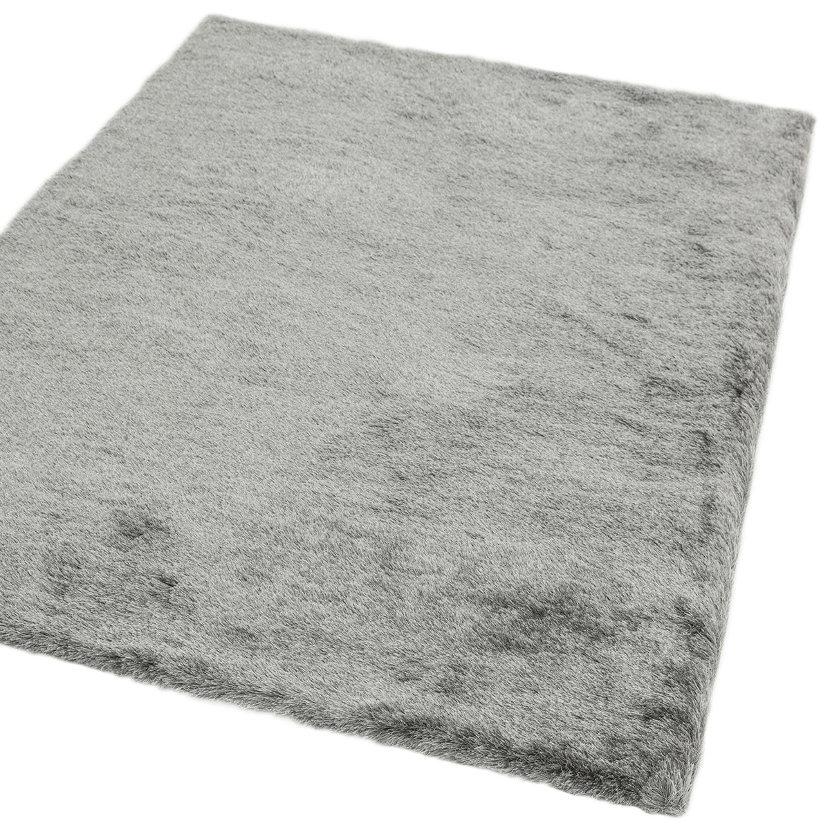Gray textured square pad on a white background