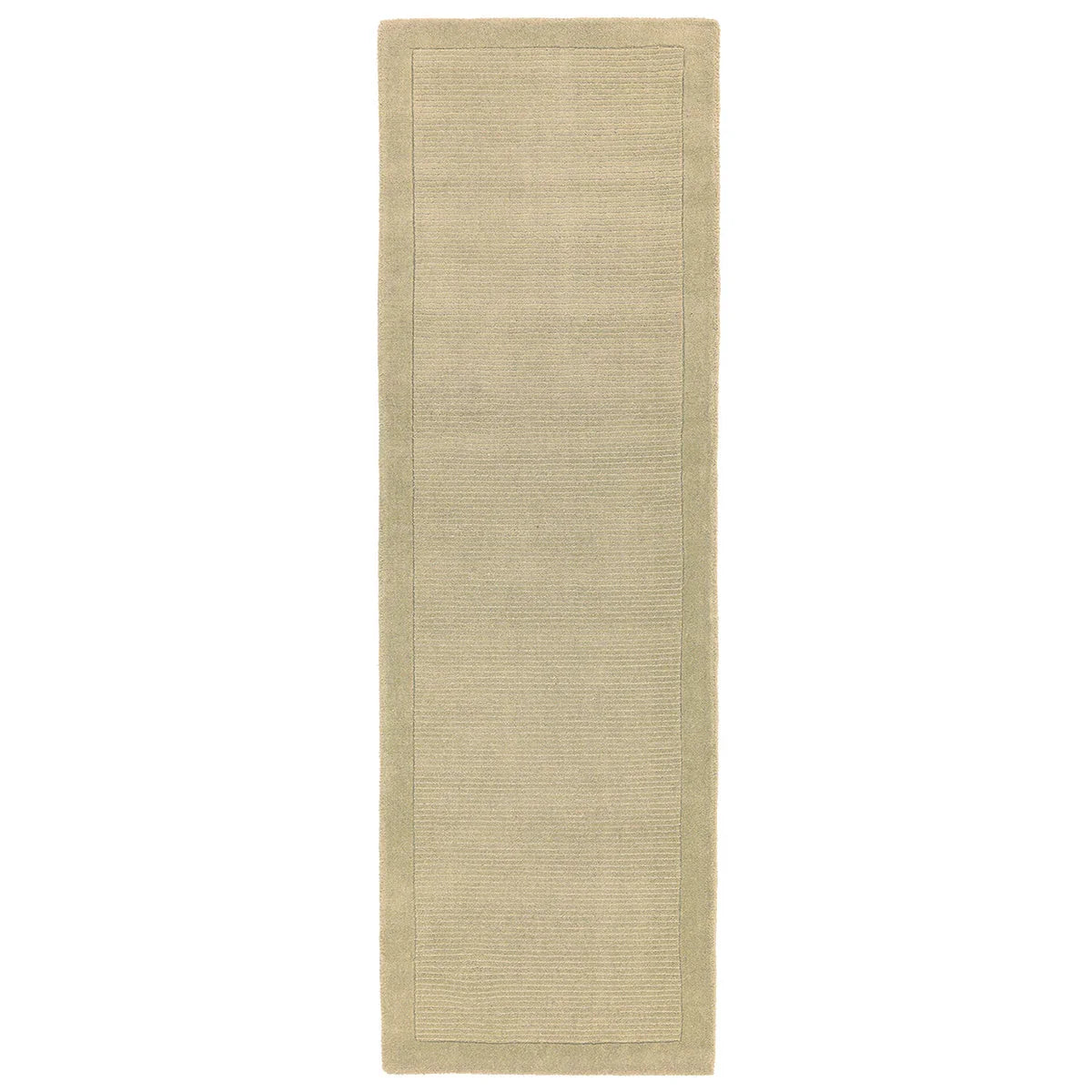 Asiatic York Beige runner rug styled in a living room