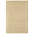Beige rug with a border on a white background