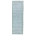 Asiatic York Duck Egg runner rug styled in a living room