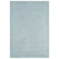 Asiatic York Duck Egg Designer Rug featuring solid minimalist pattern in duck-egg blue with border on duck-egg background, hand-tufted wool