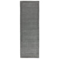 Asiatic York Grey runner rug styled in a living room
