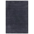 Asiatic York Navy Designer Rug featuring solid navy texture on pale background, construction unknown, material unknown