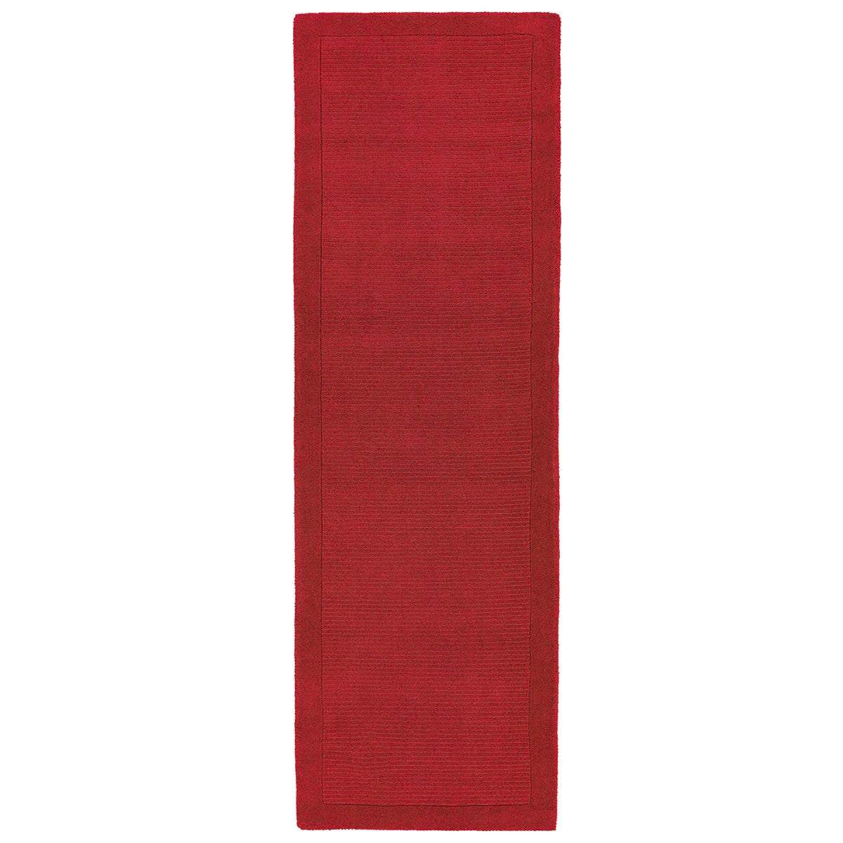 Asiatic York Poppy runner rug styled in a living room