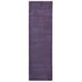 Asiatic York Purple runner rug styled in a living room