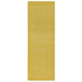 Asiatic York Yellow runner rug styled in a living room