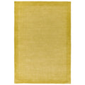 Asiatic York Yellow rectangle rug styled in a living room