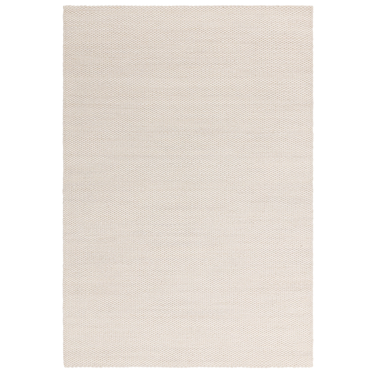 Asiatic Zander Ivory rectangle rug styled in a living room