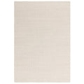 Asiatic Zander Ivory rectangle rug styled in a living room