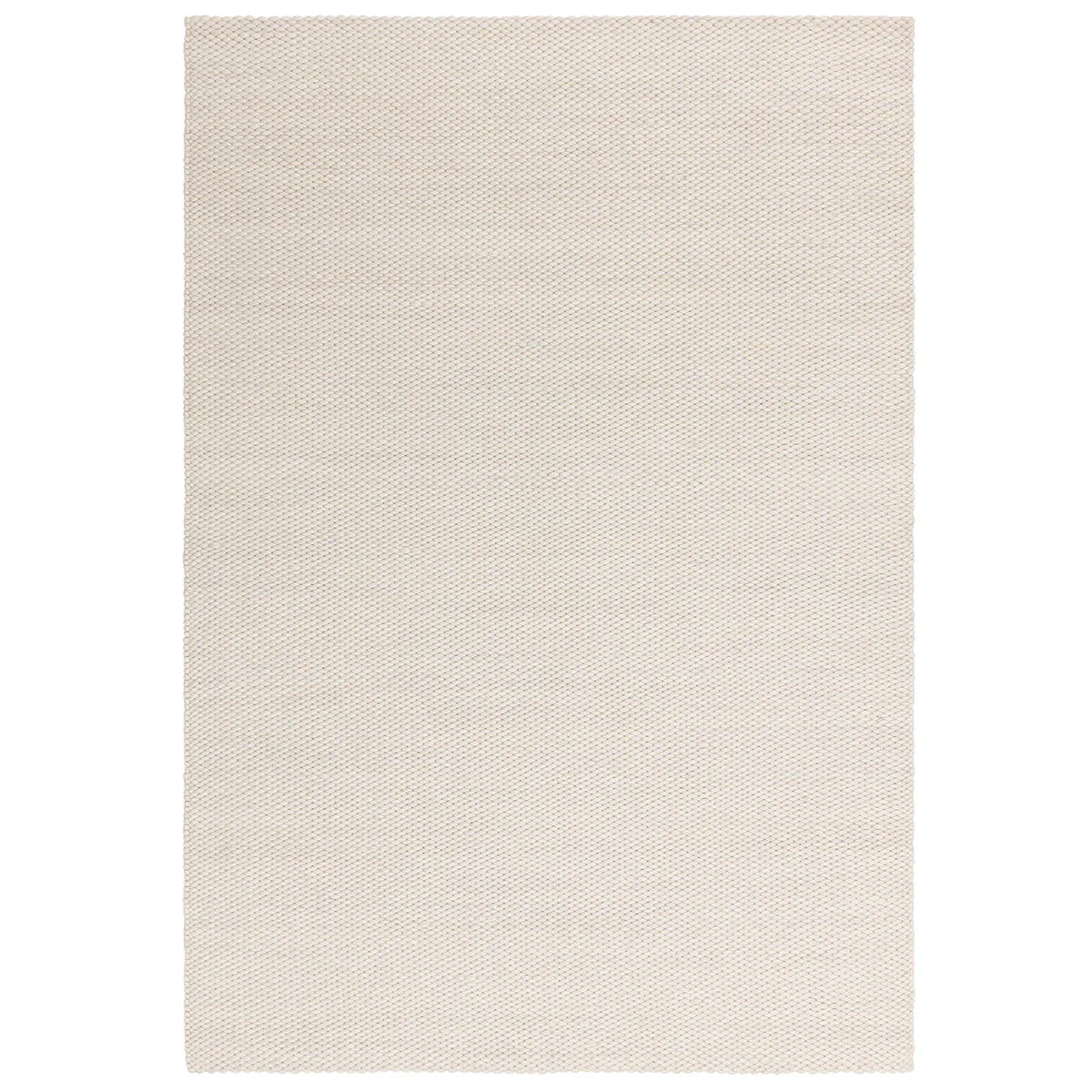 Asiatic Zander Ivory rectangle rug styled in a living room
