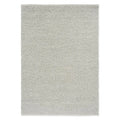Brink & Campman Bond Ash Designer Rug featuring shag texture in ash grey on light grey, hand-tufted wool