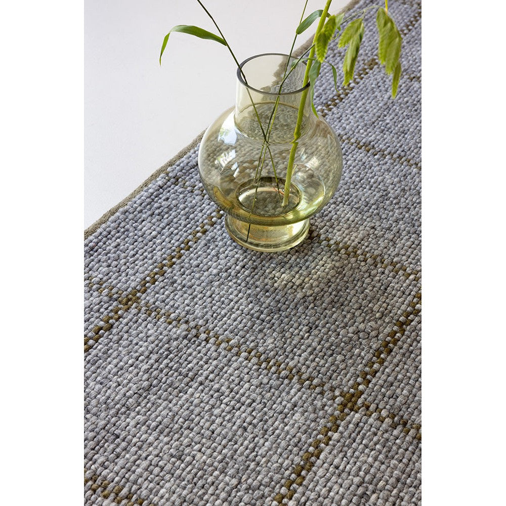 Brink & Campman Craft Matter Check Slate Designer Rug