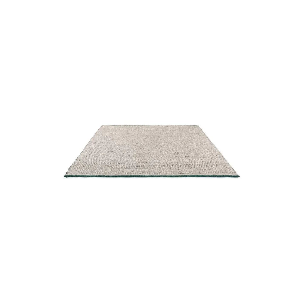Brink & Campman Craft Matter Plain Ash Grey Designer Rug featuring plain minimalist design in ash grey on white background, woven construction