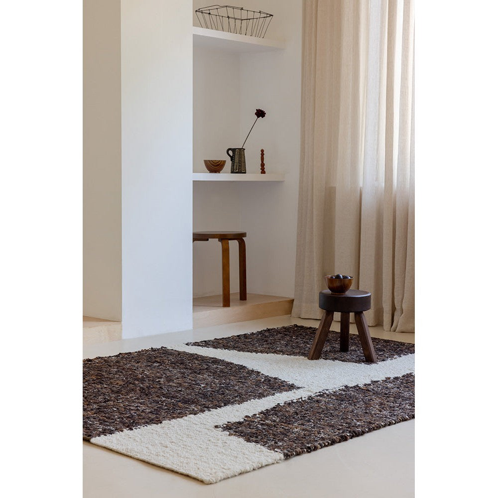 Brink & Campman Craft Fundament Chocolate/Cream Designer Rug