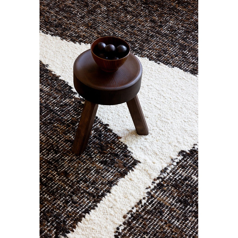 Brink & Campman Craft Fundament Chocolate/Cream Designer Rug