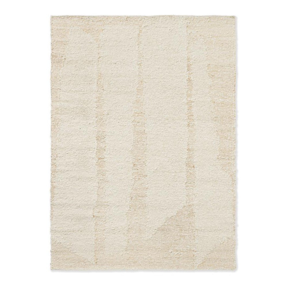 Brink & Campman Craft Fundament Wool White Designer Rug