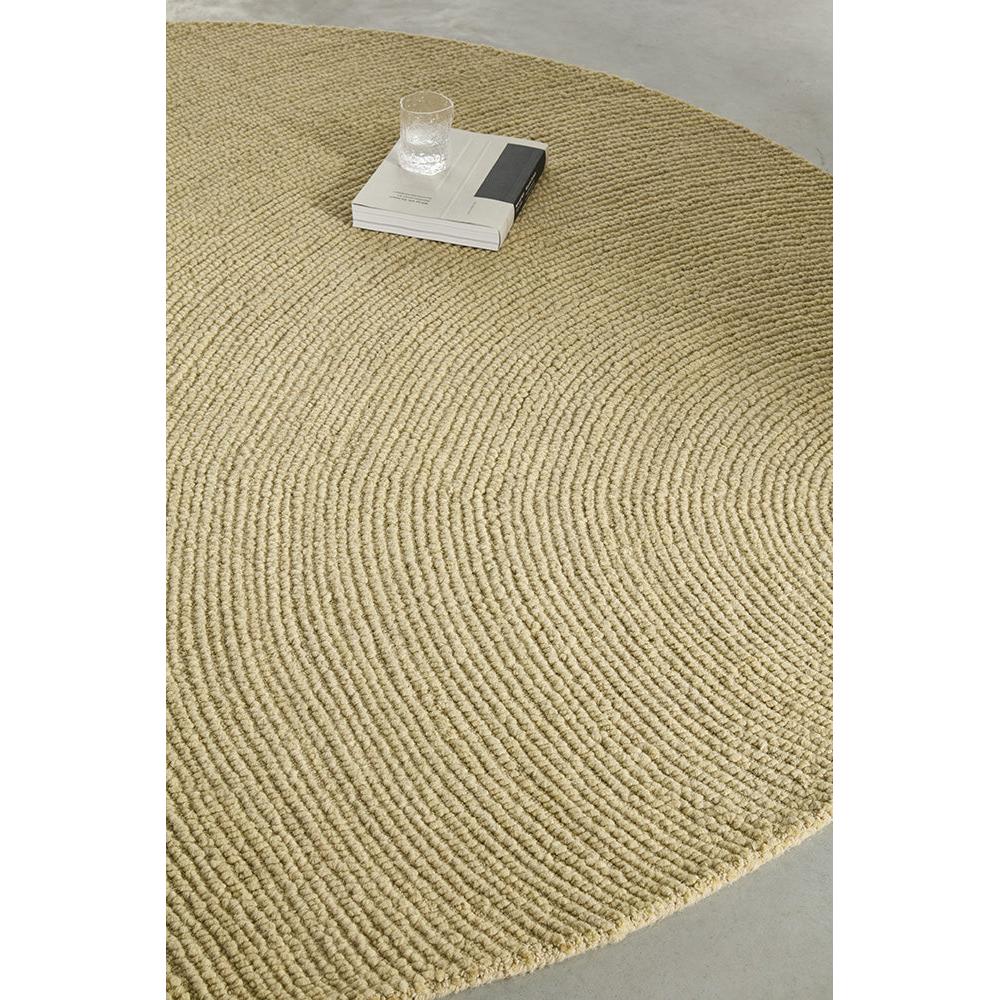 B&C Decor Echo Sand  Round Rug
