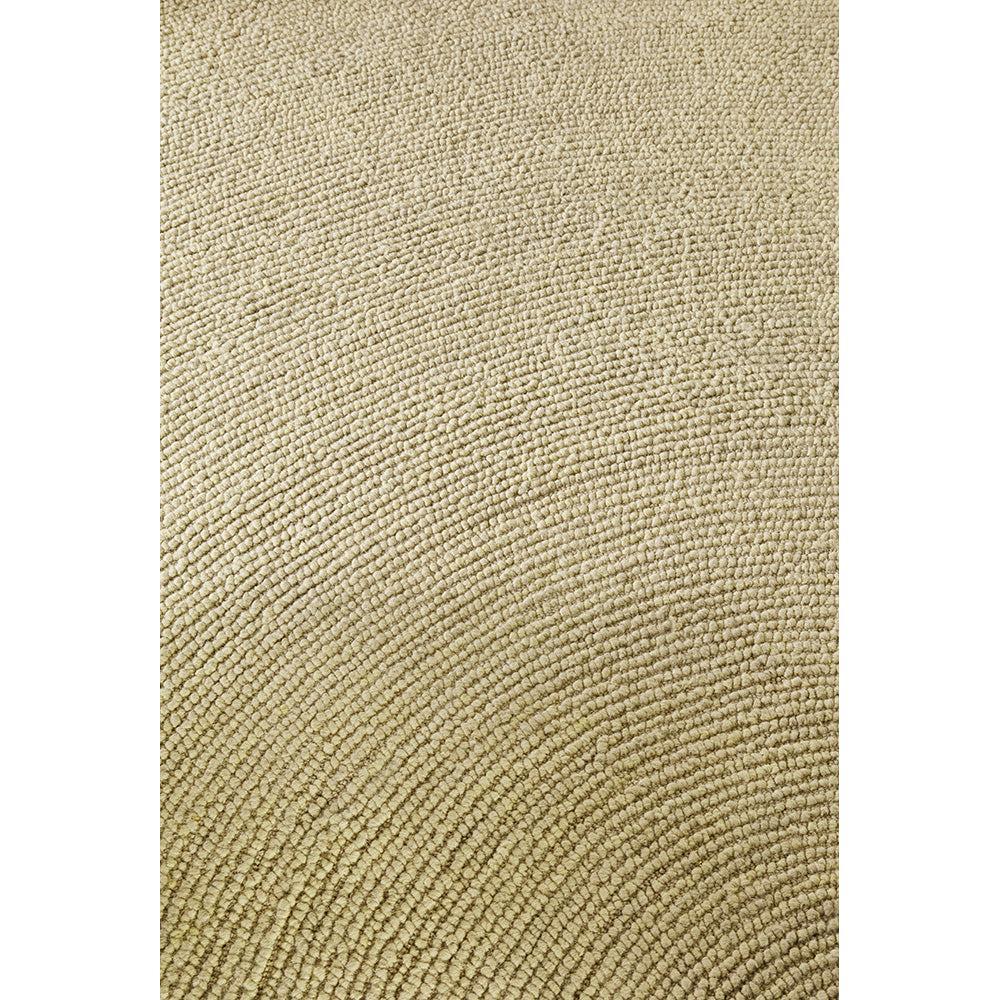 B&C Decor Echo Sand Designer Rug featuring textured loop pattern in sand beige on sandy background, hand-tufted wool