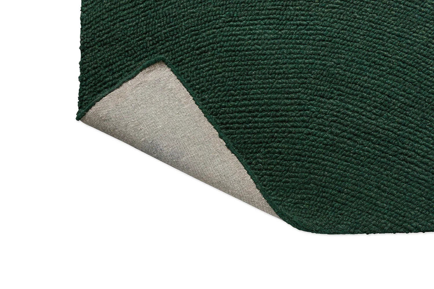 B&C Decor Echo Forest Designer Rug featuring textured pattern in forest green, emerald and beige on white backing, hand-tufted wool